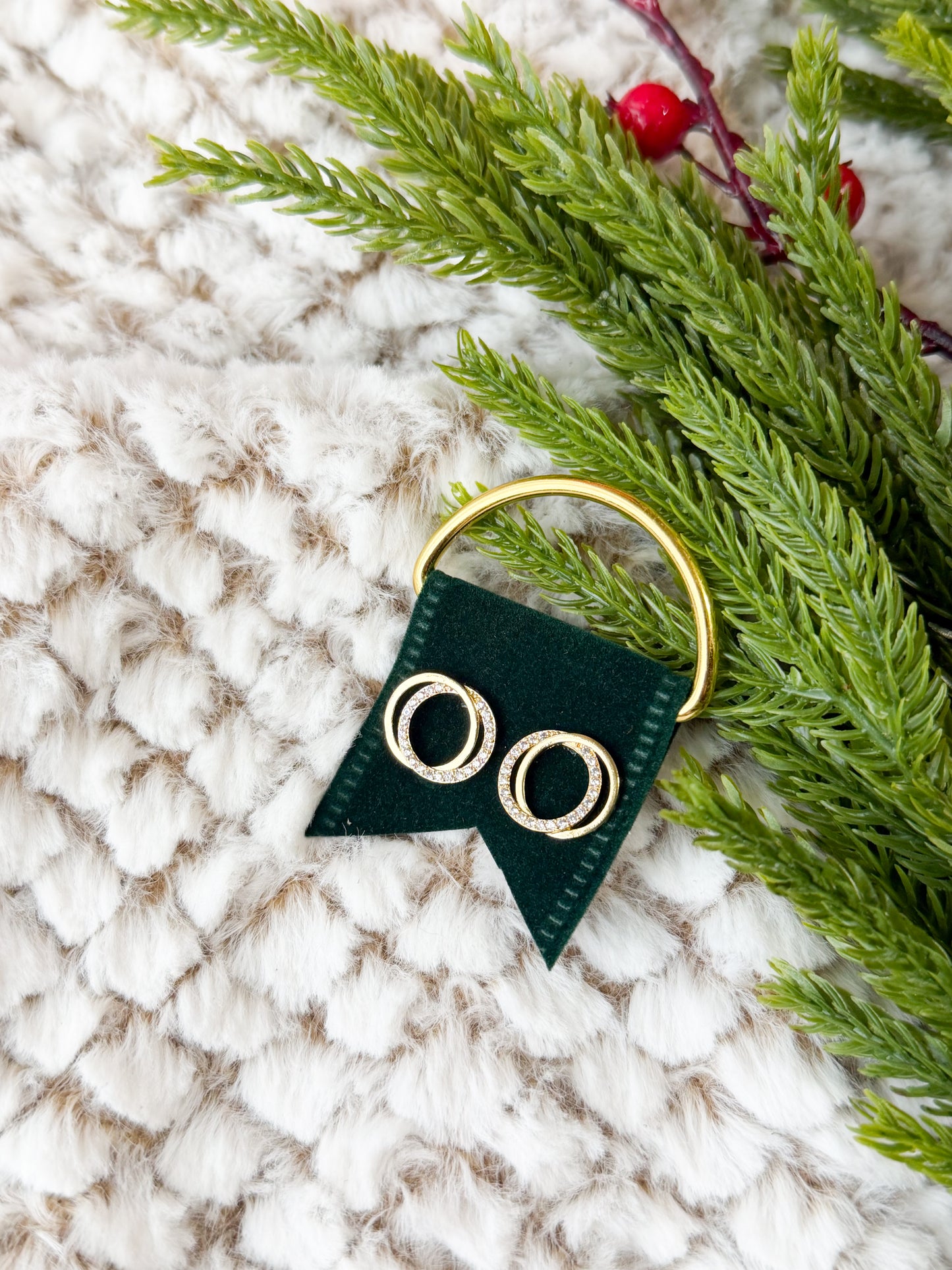 Double Up Stud Earrings