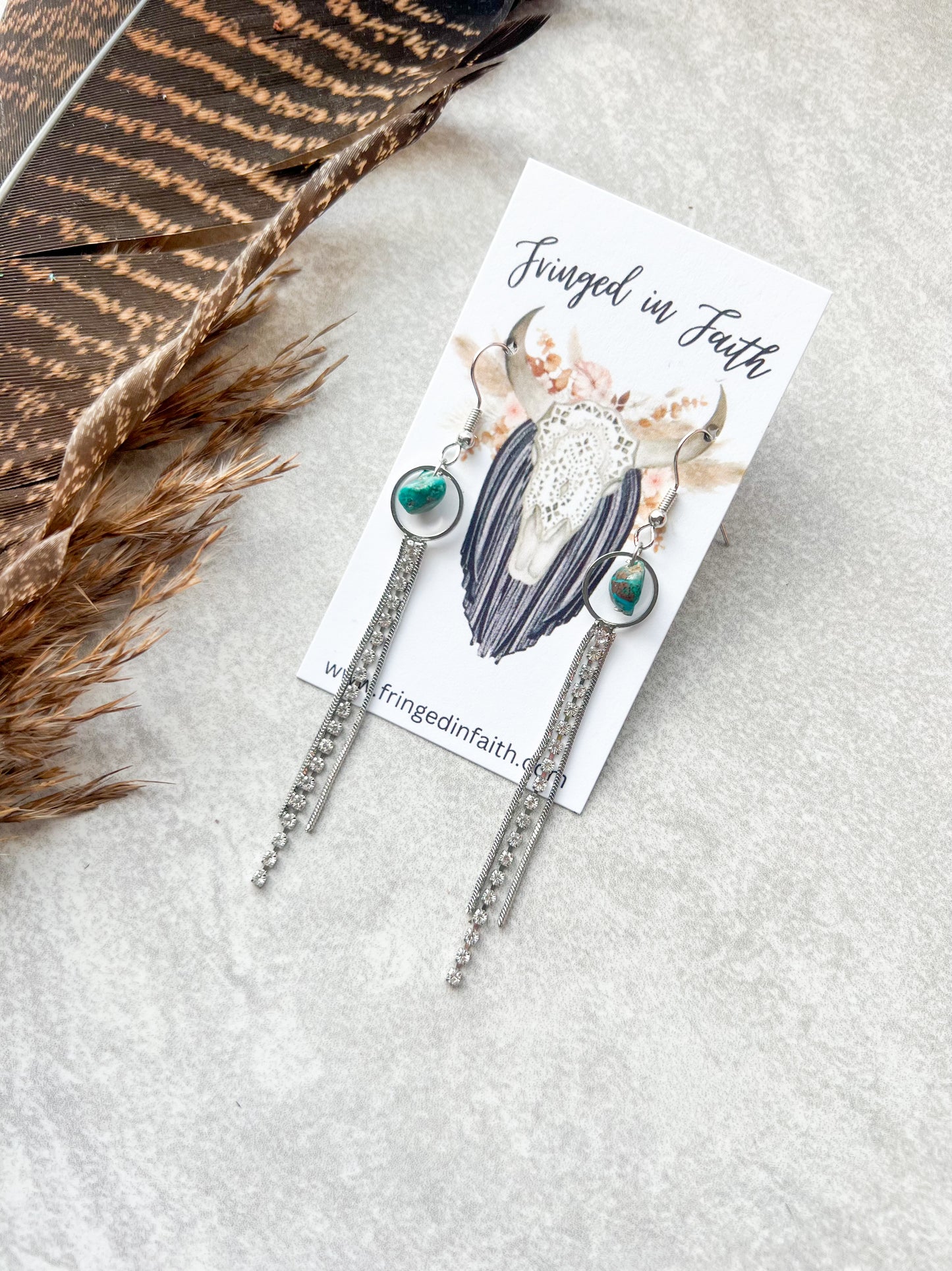 Boho Rhinestone Earrings