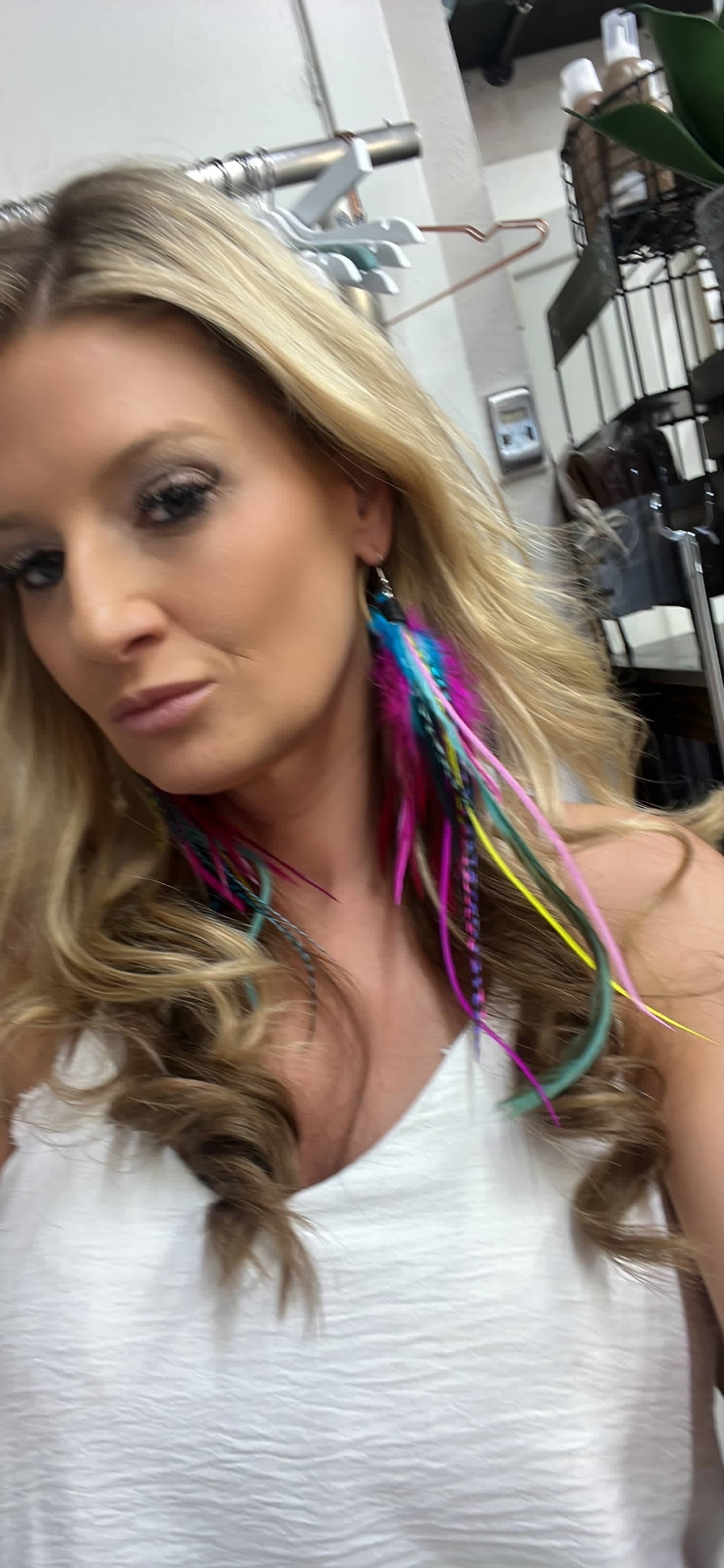Neon Lights Feathers