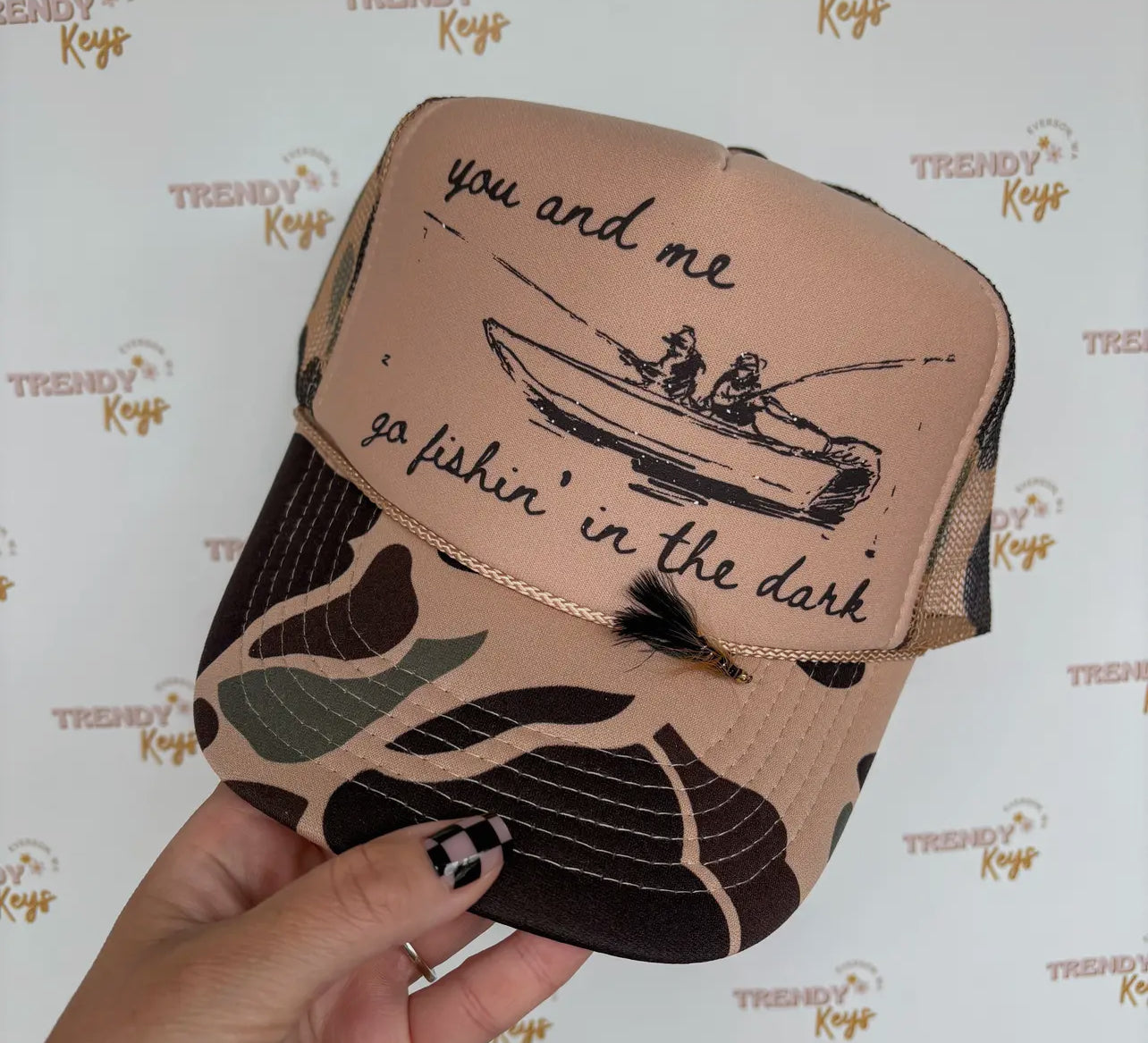 Fishing In the Dark Trucker Hat