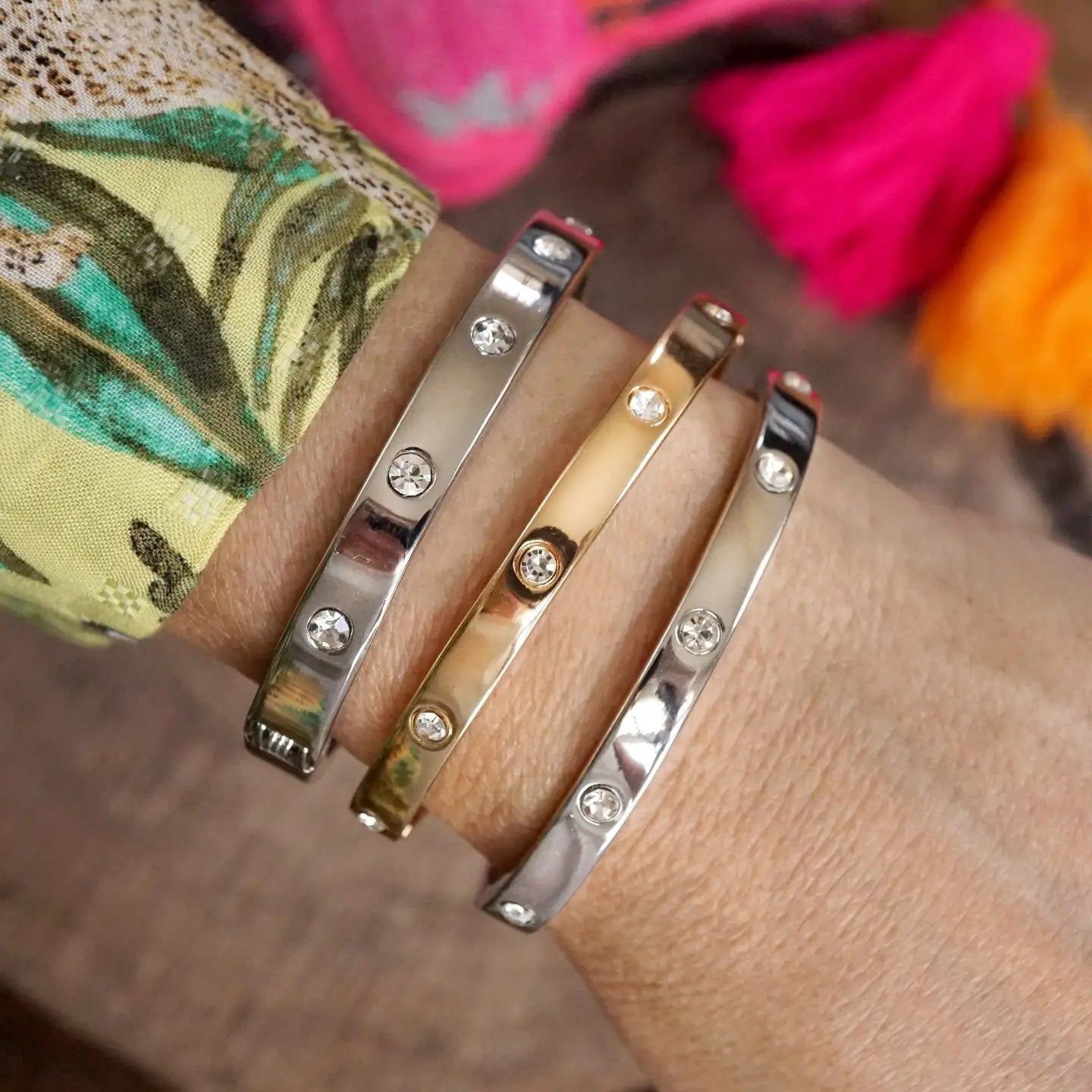 Eternity Hinge Bangle