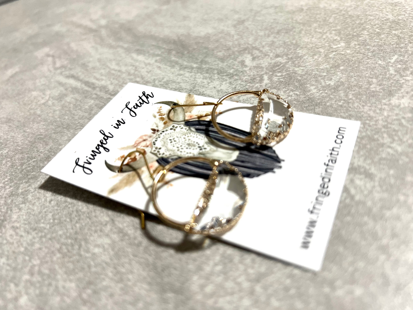 Crystal Dangle Earrings