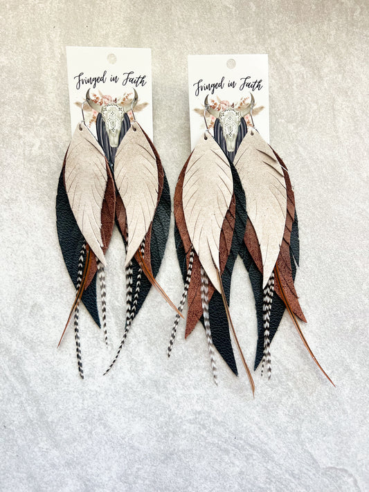 Dawson Fringe Feathers | Ombre with Feathers