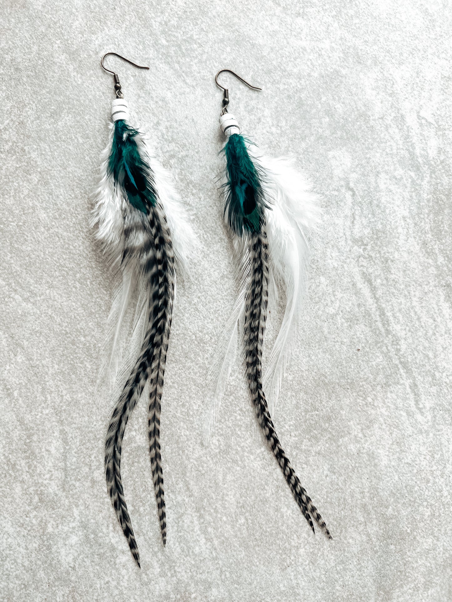 Glacier Feather Earrings