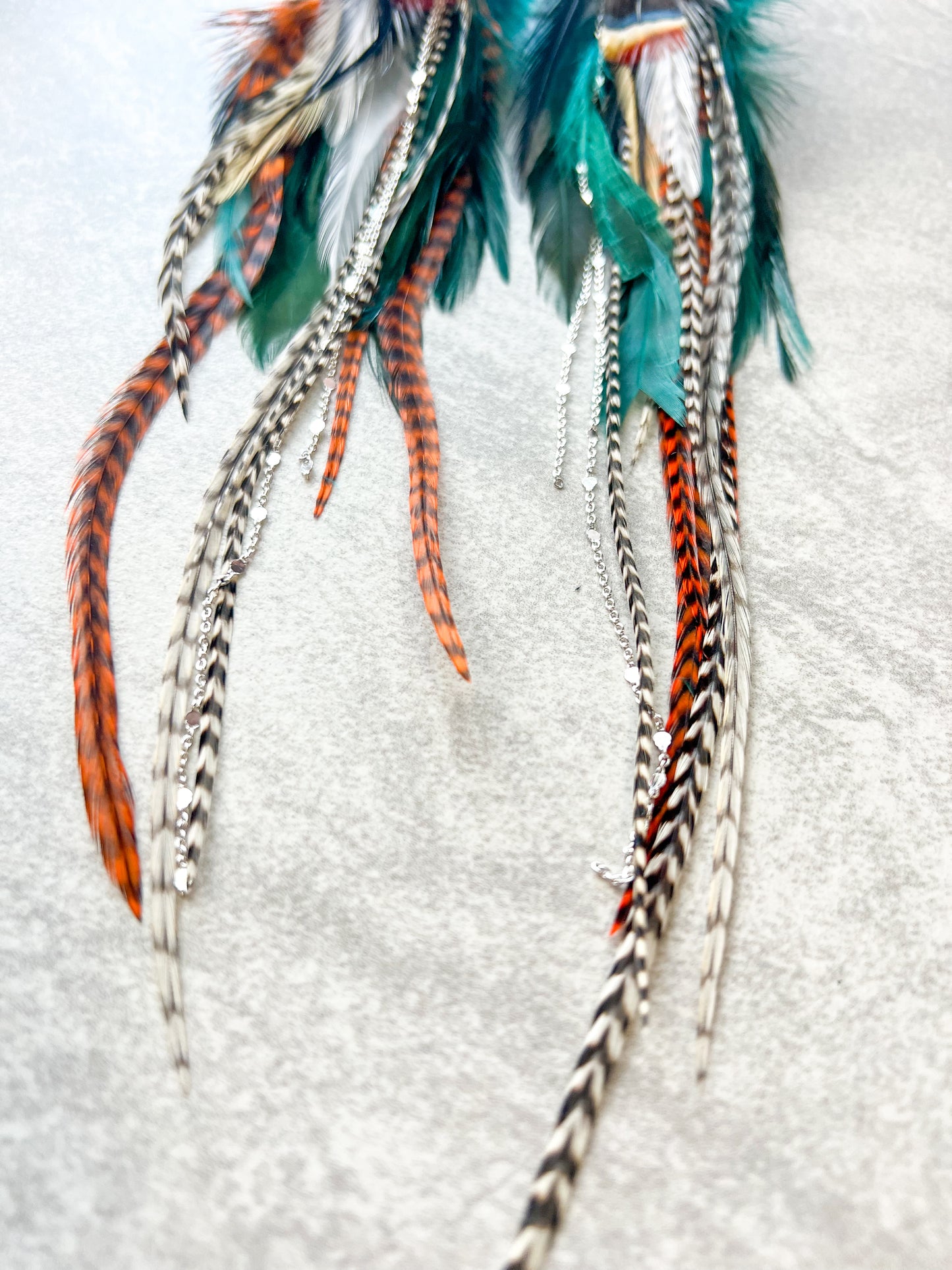Roaming Nights Feather Earrings