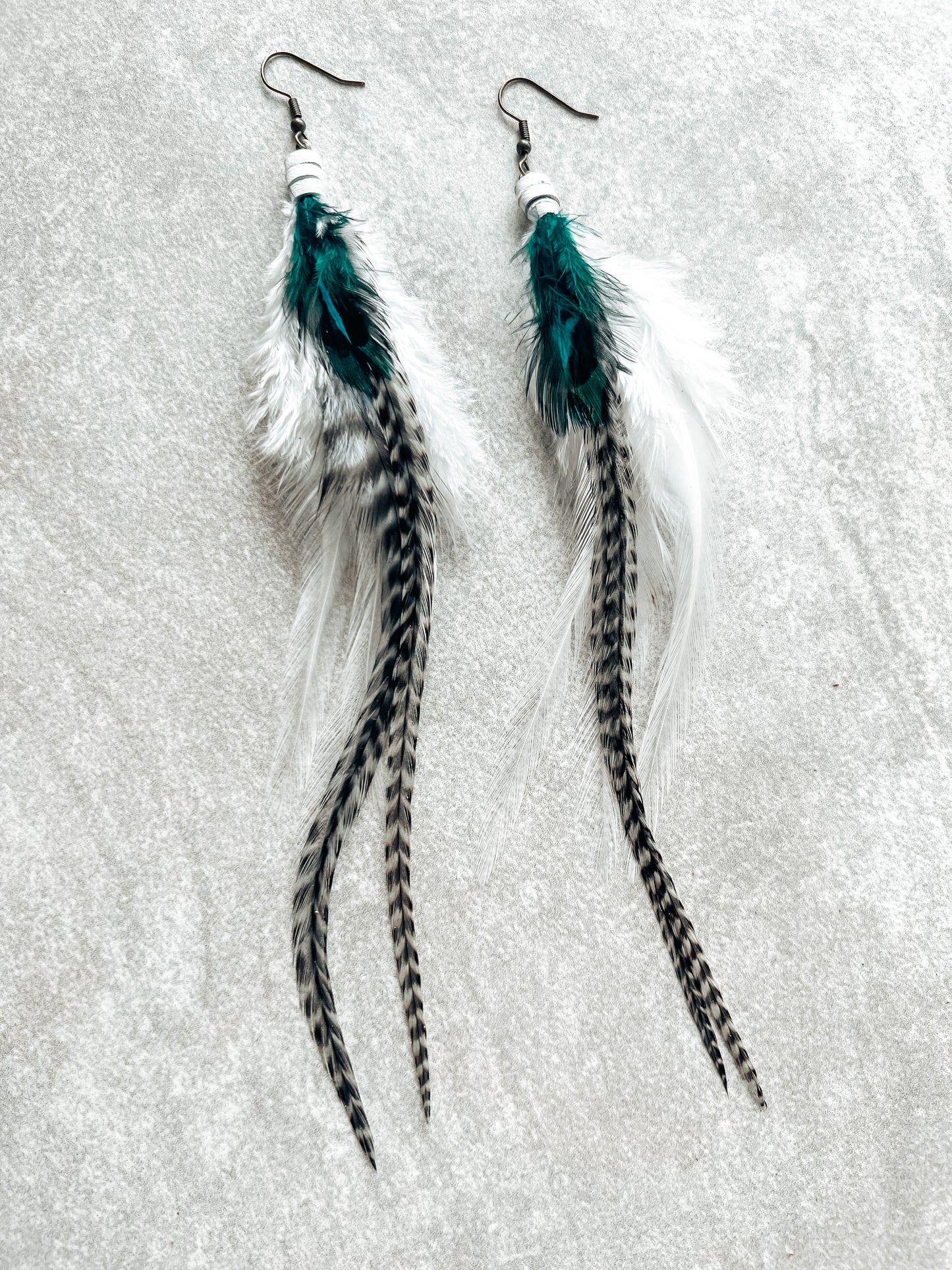Glacier Feather Earrings