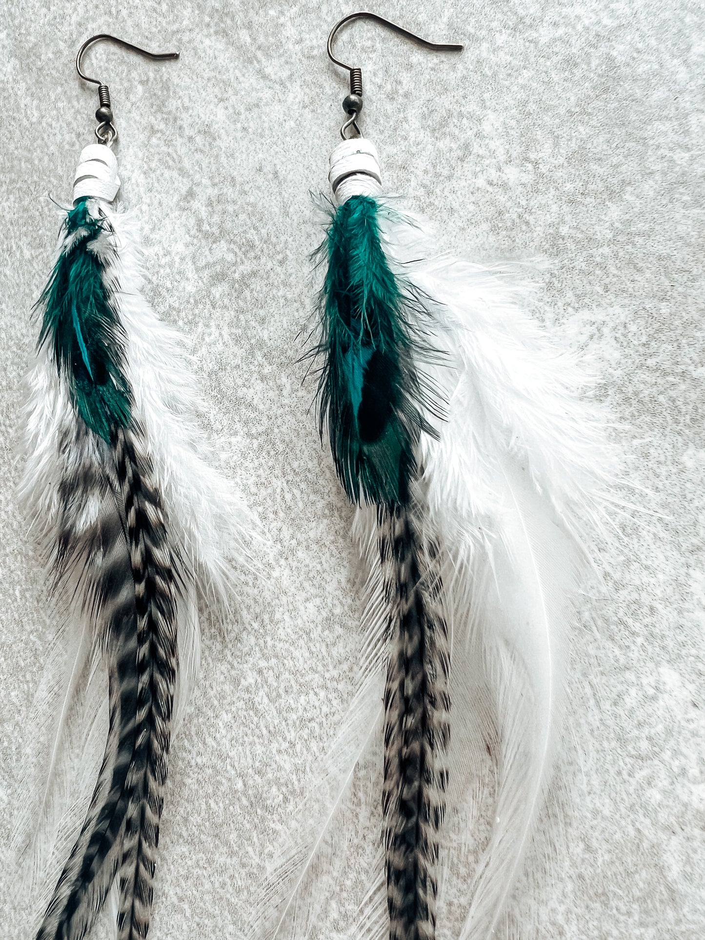 Glacier Feather Earrings