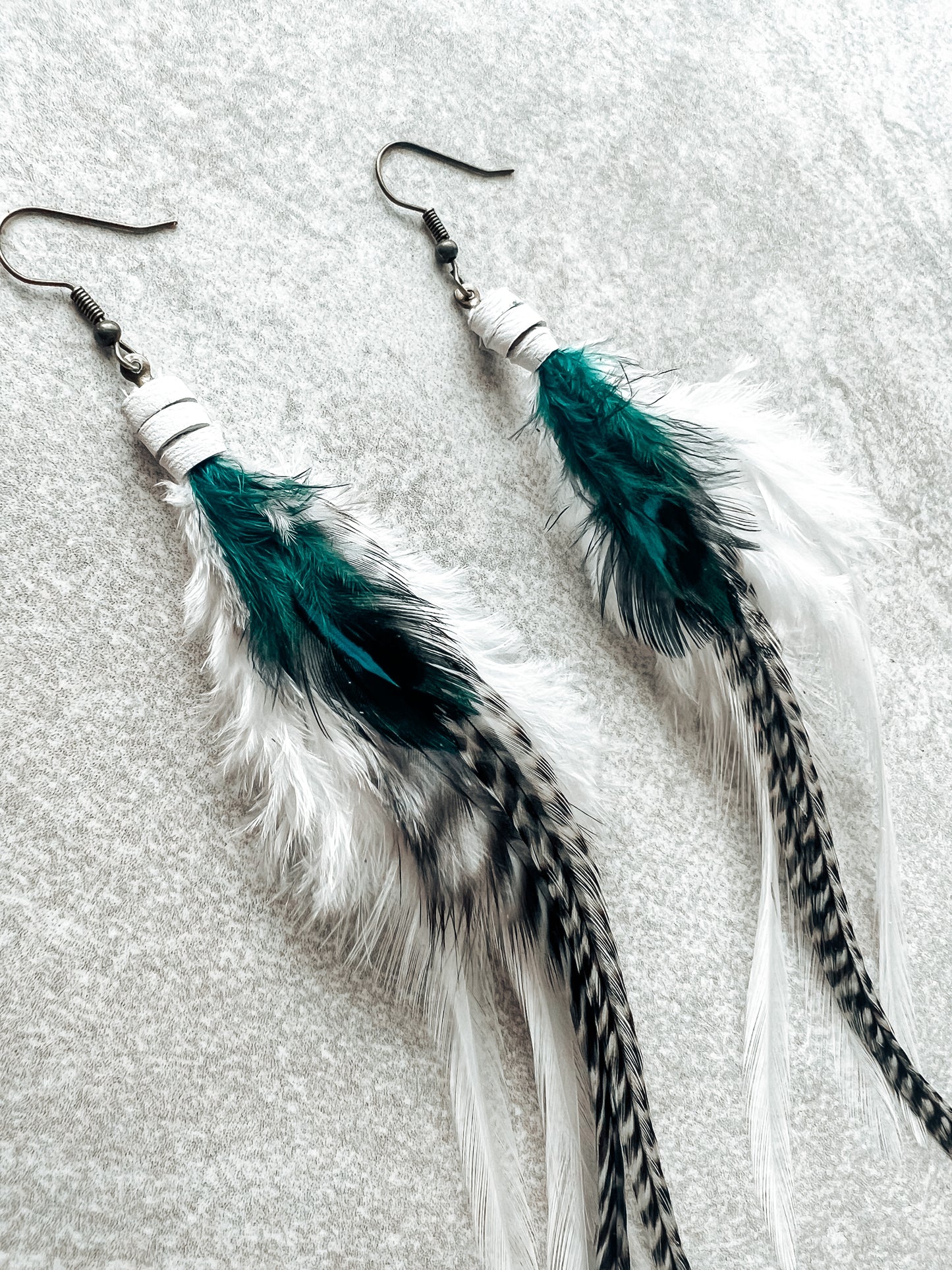 Glacier Feather Earrings