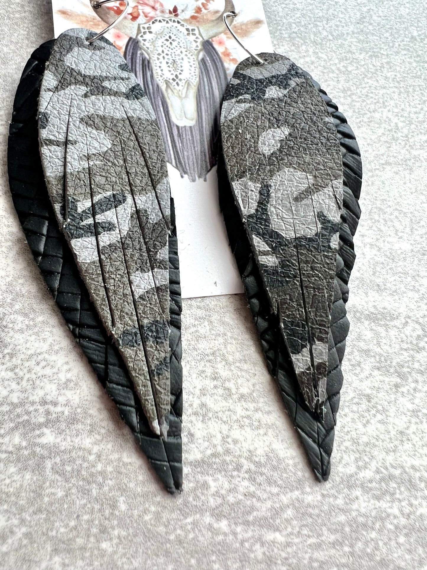 Camo Black Fringe