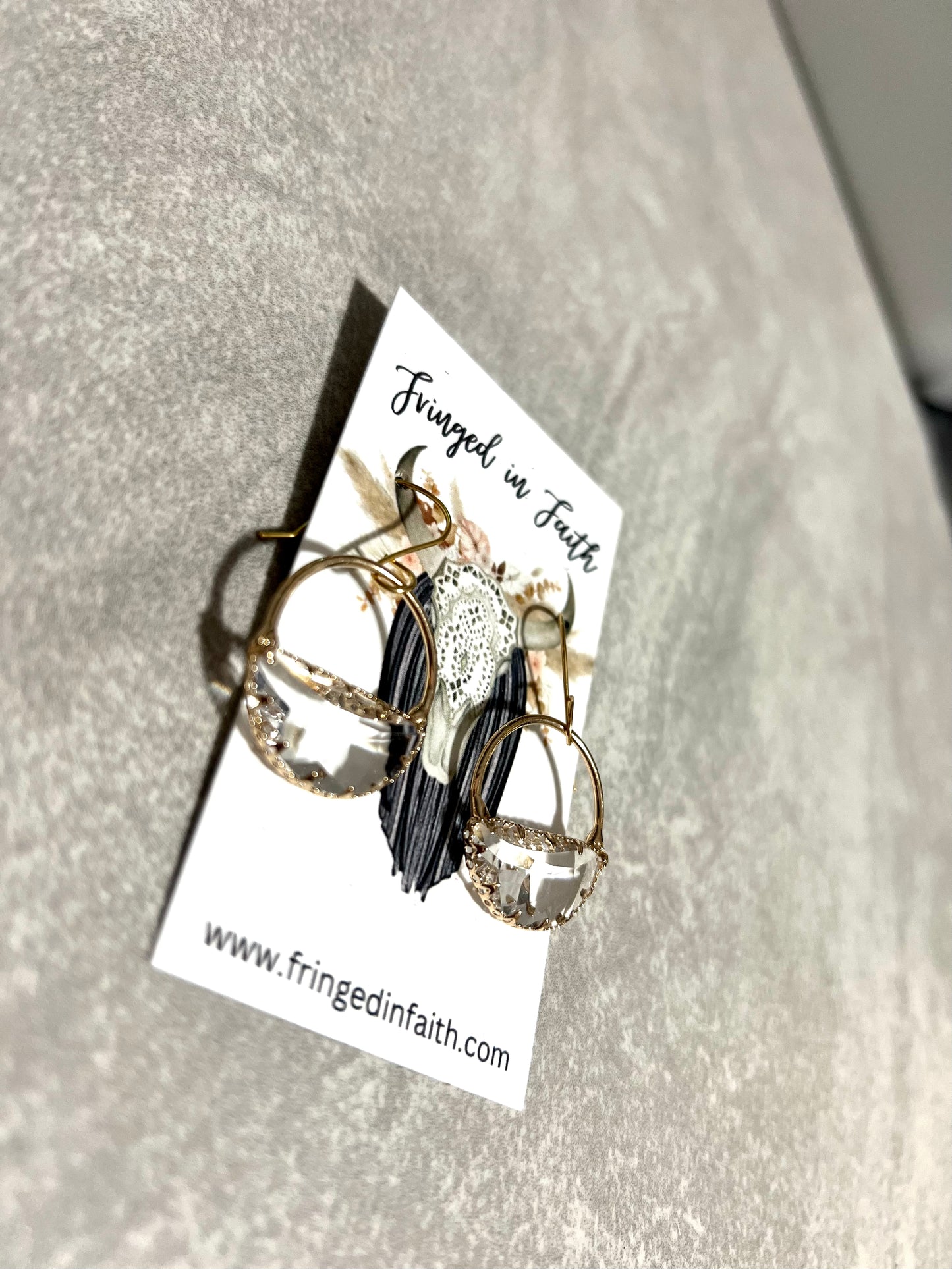 Crystal Dangle Earrings