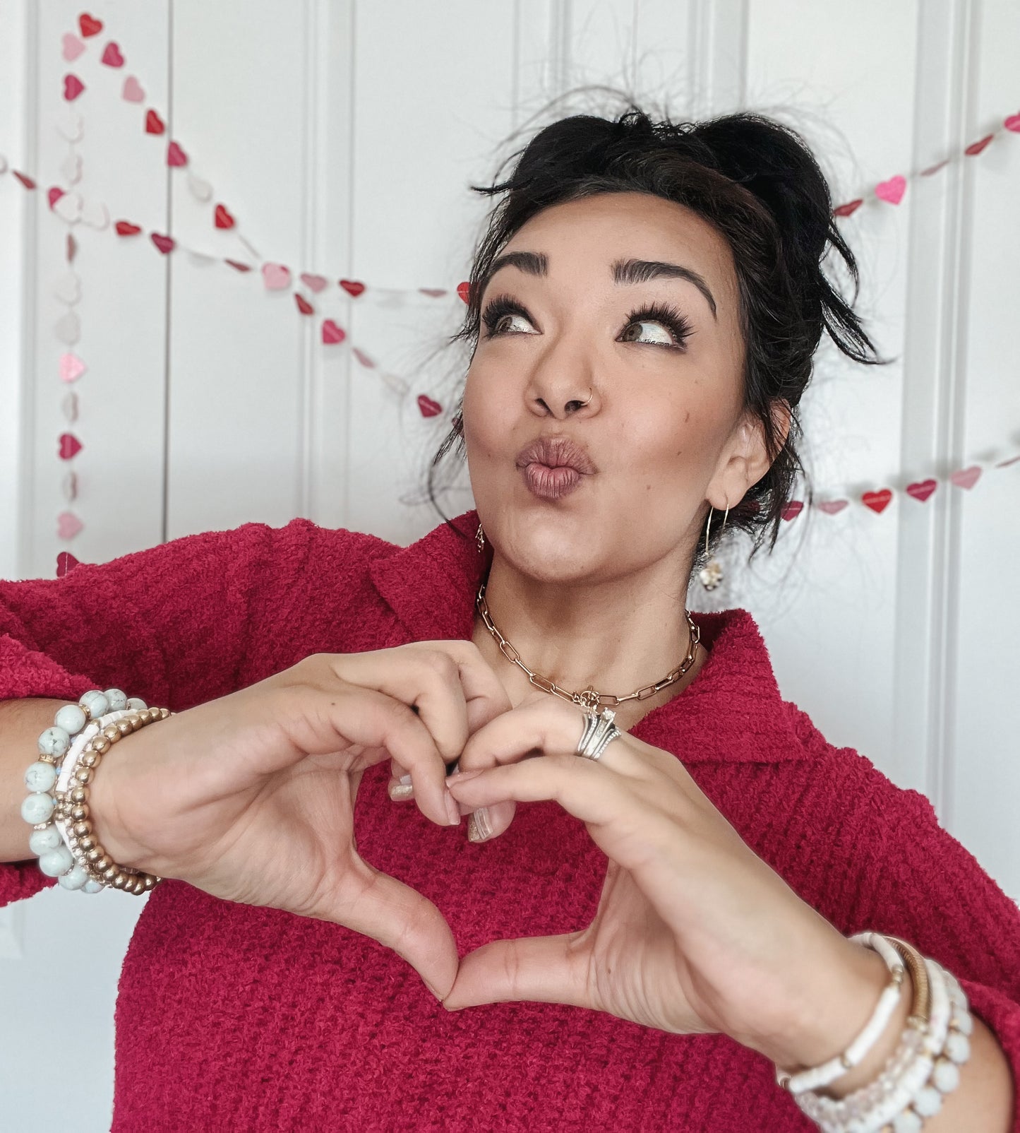 Heart Lock Earrings | Gold