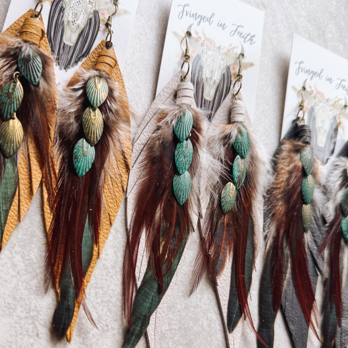 Revalli Fringed Feathers