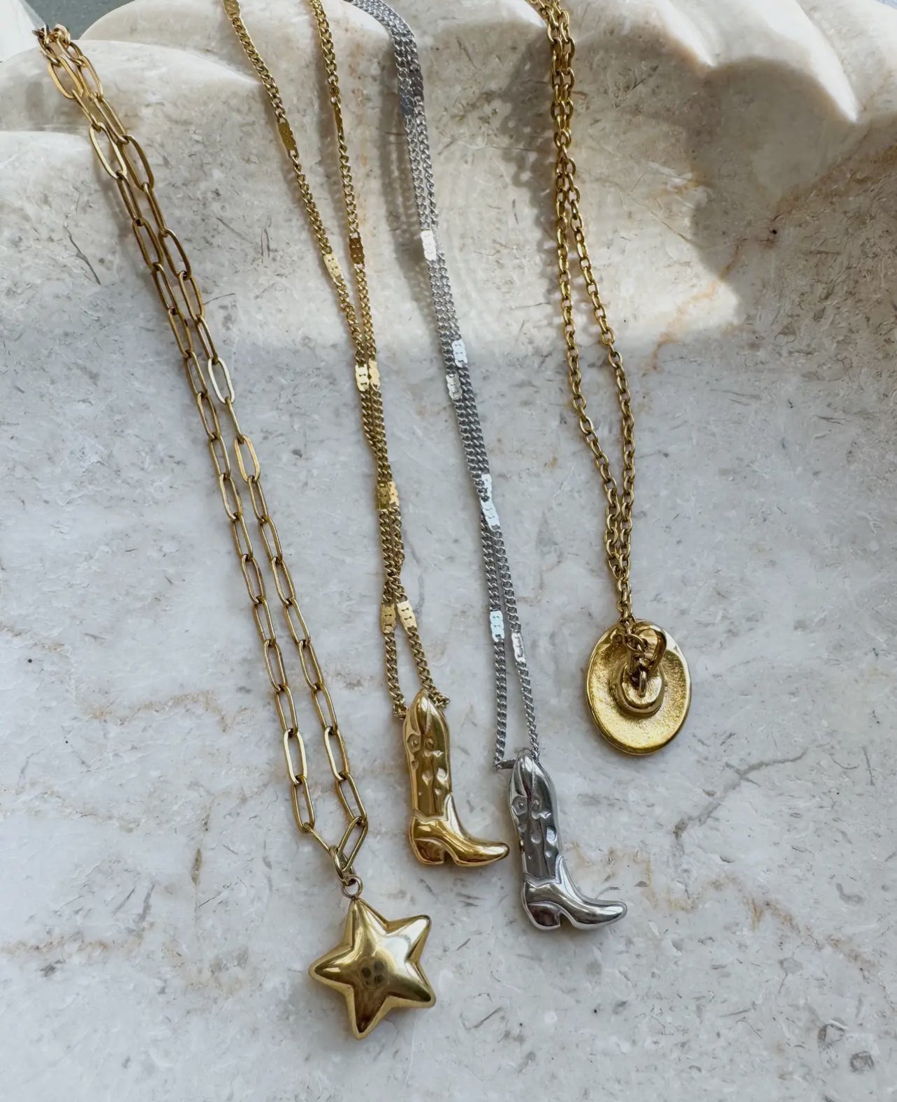 Cowgirl Hat Necklace