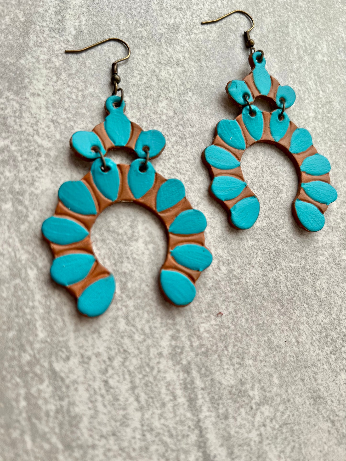Lainey Squash Blossom Painted Earrings