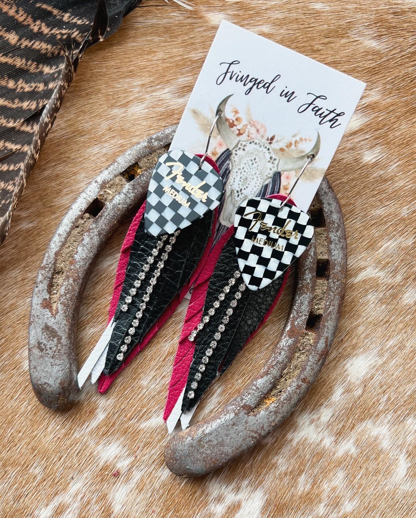 Checked Out | Magenta Pink