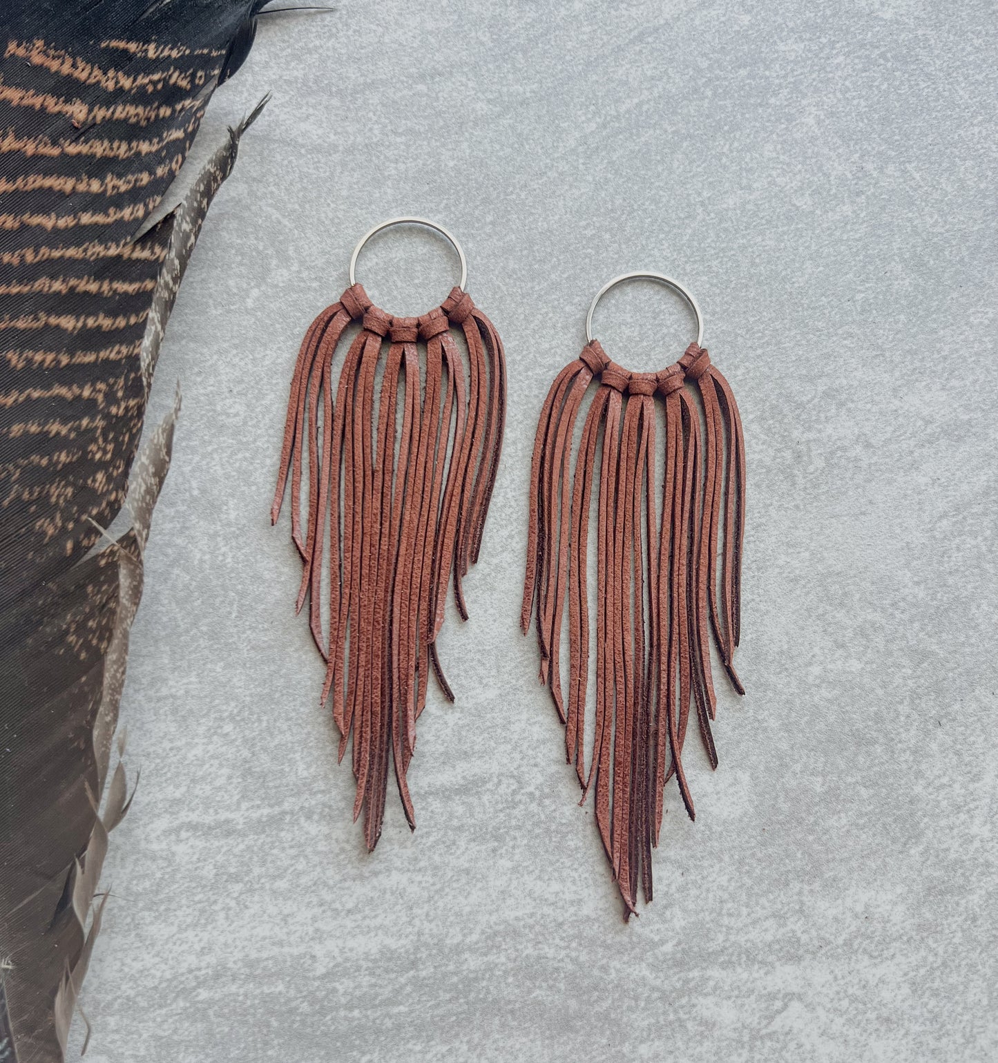 Big Sky Fringe Hoops