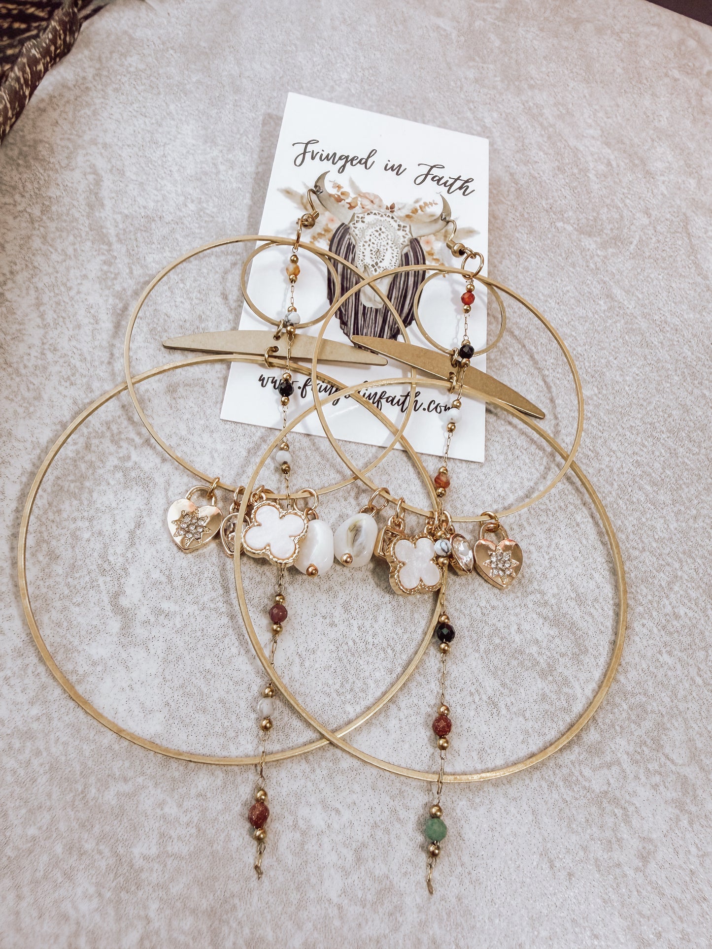 Whimsical Hoops | Neutral Beauty