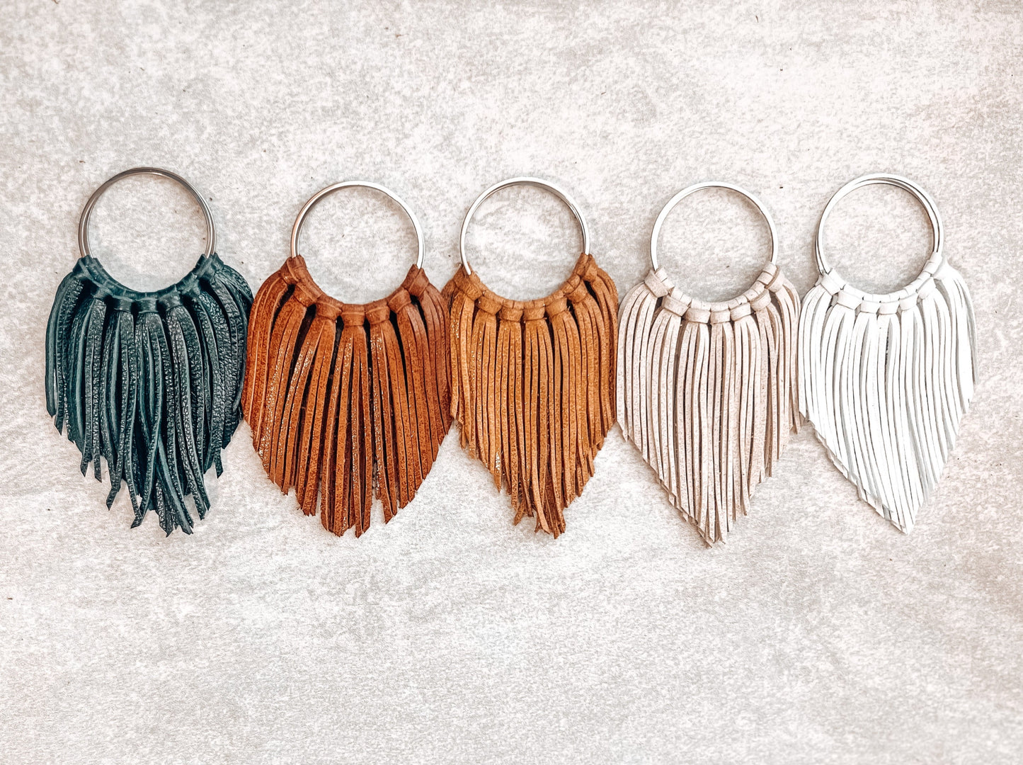 Cascade Fringe Hoops Earrings