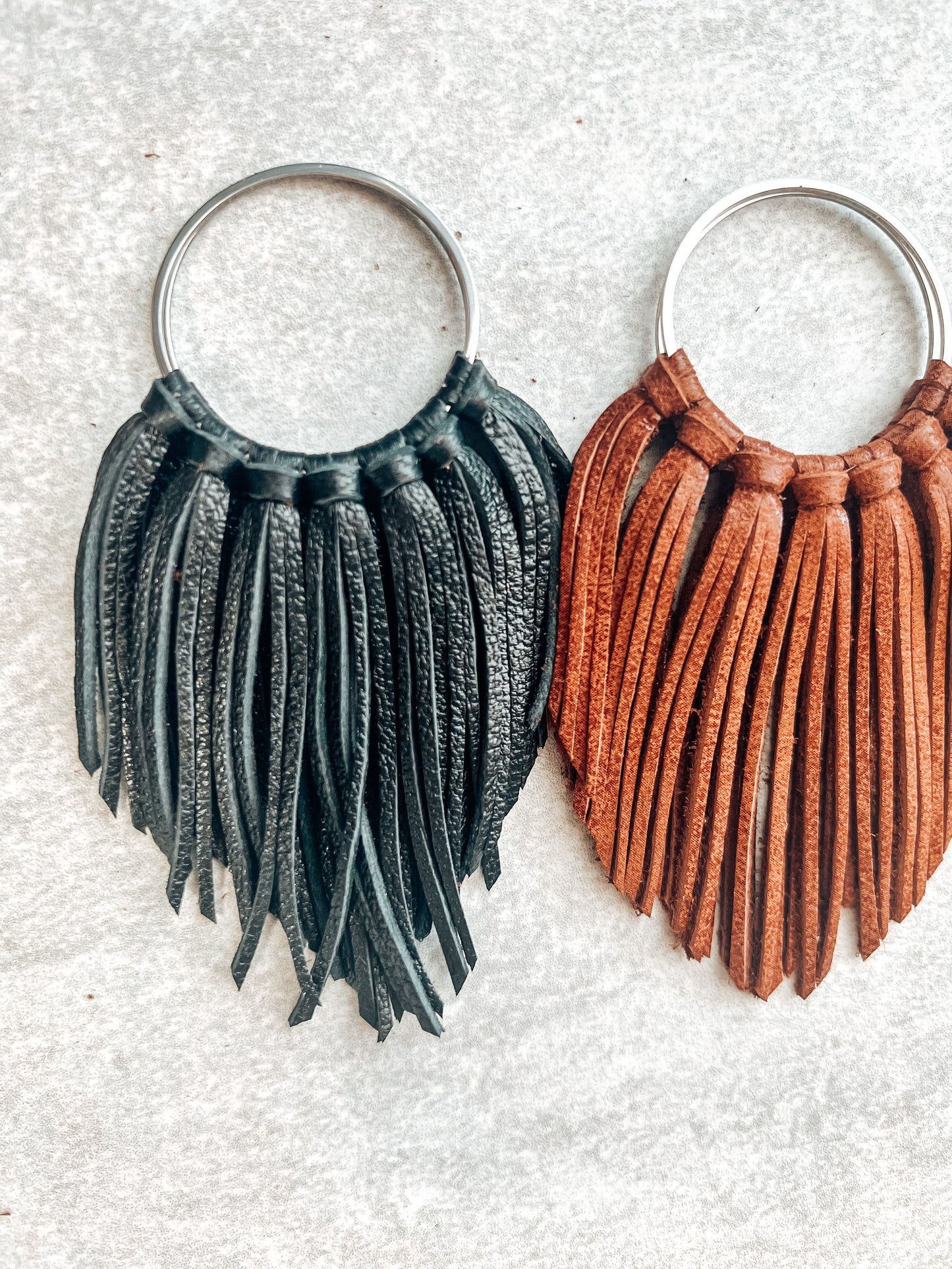 Cascade Fringe Hoops Earrings
