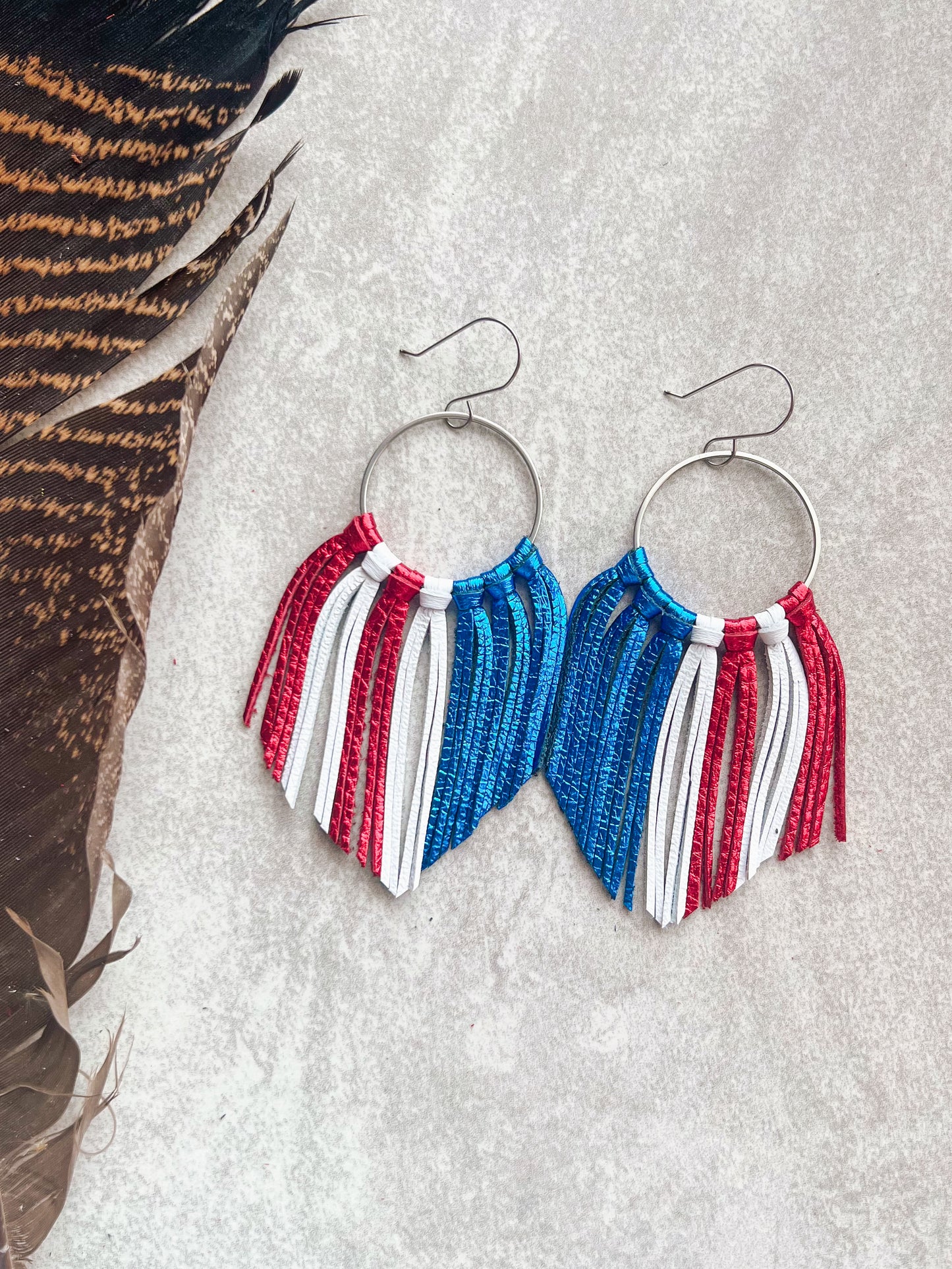 Stars and Stripes Mini Hoops