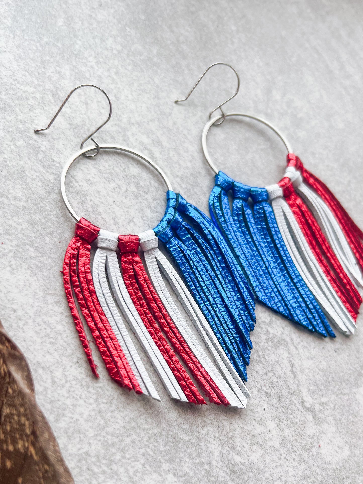 Stars and Stripes Mini Hoops