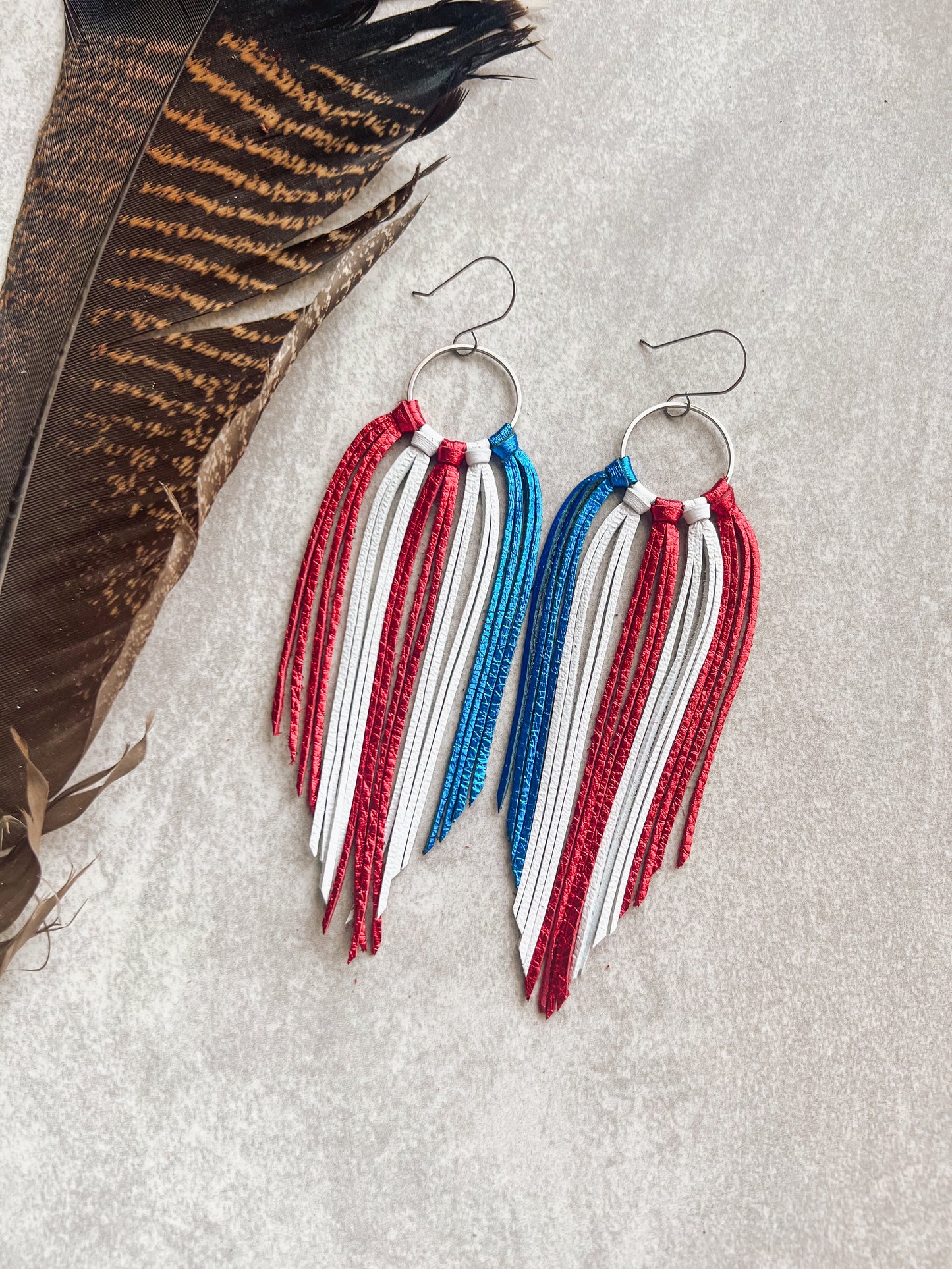 Liberty Fringe Hoops
