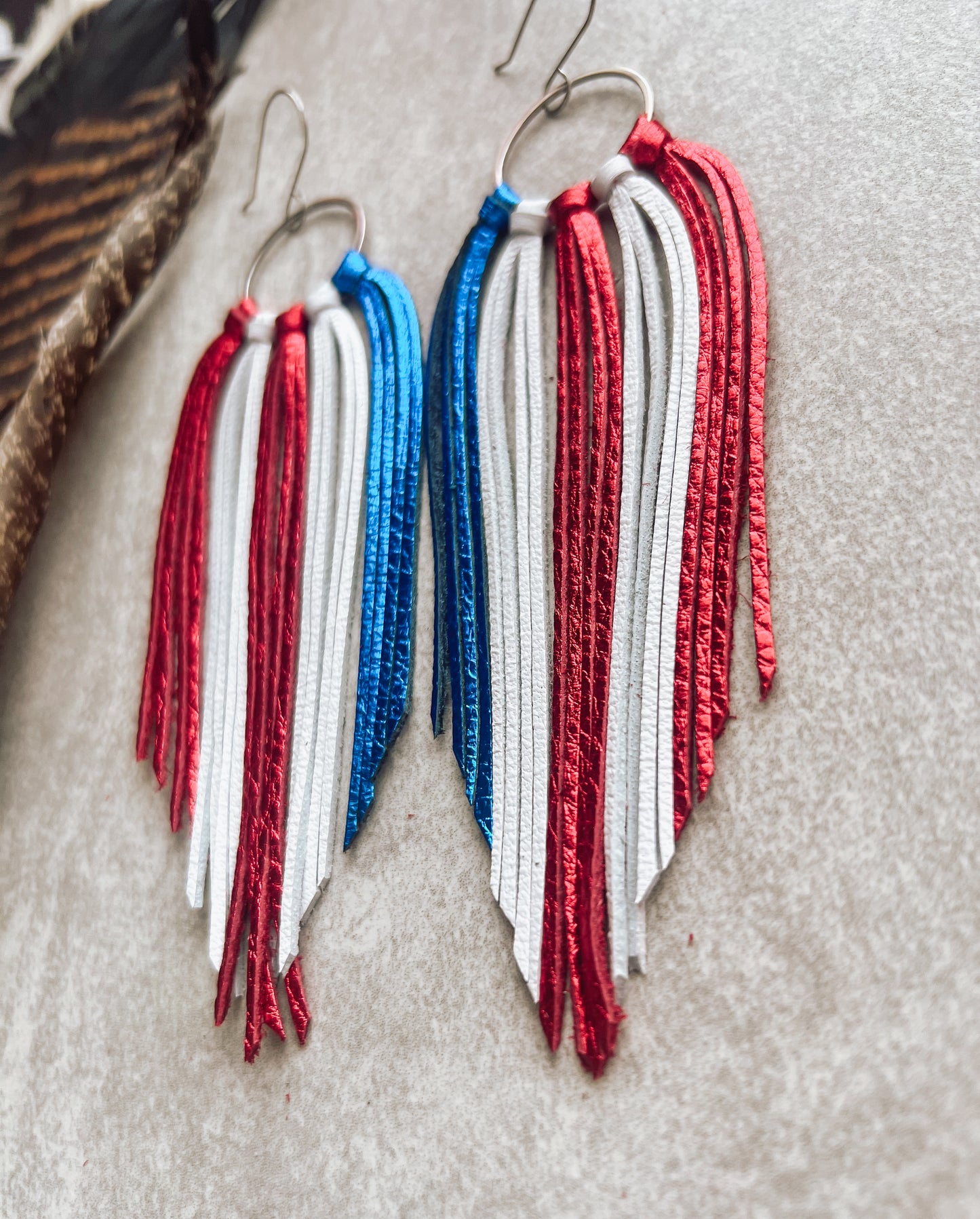 Liberty Fringe Hoops