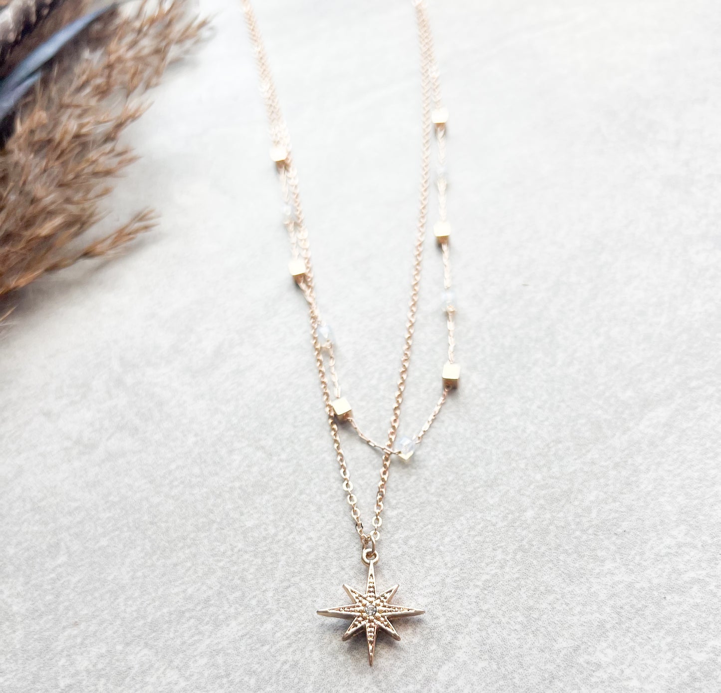 Crystal Layered Necklace