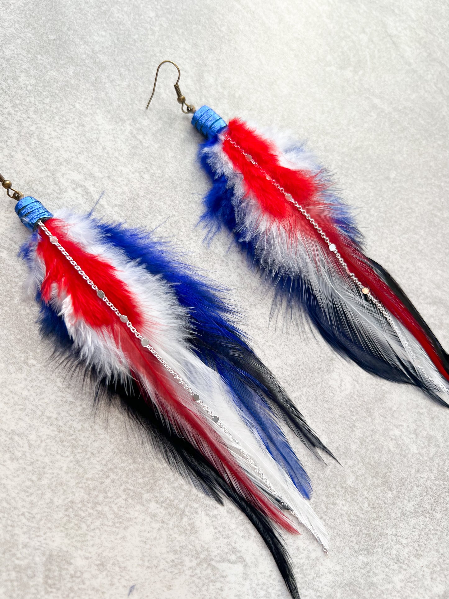 Merica’ Feather Earrings