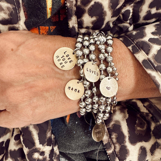 Heart Coin Tag Bracelets