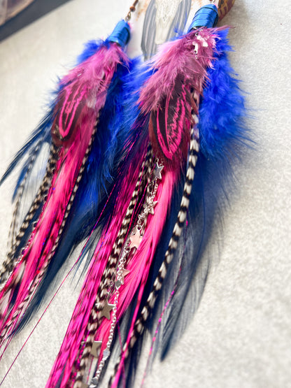 Shooting Stars Feather Earrings