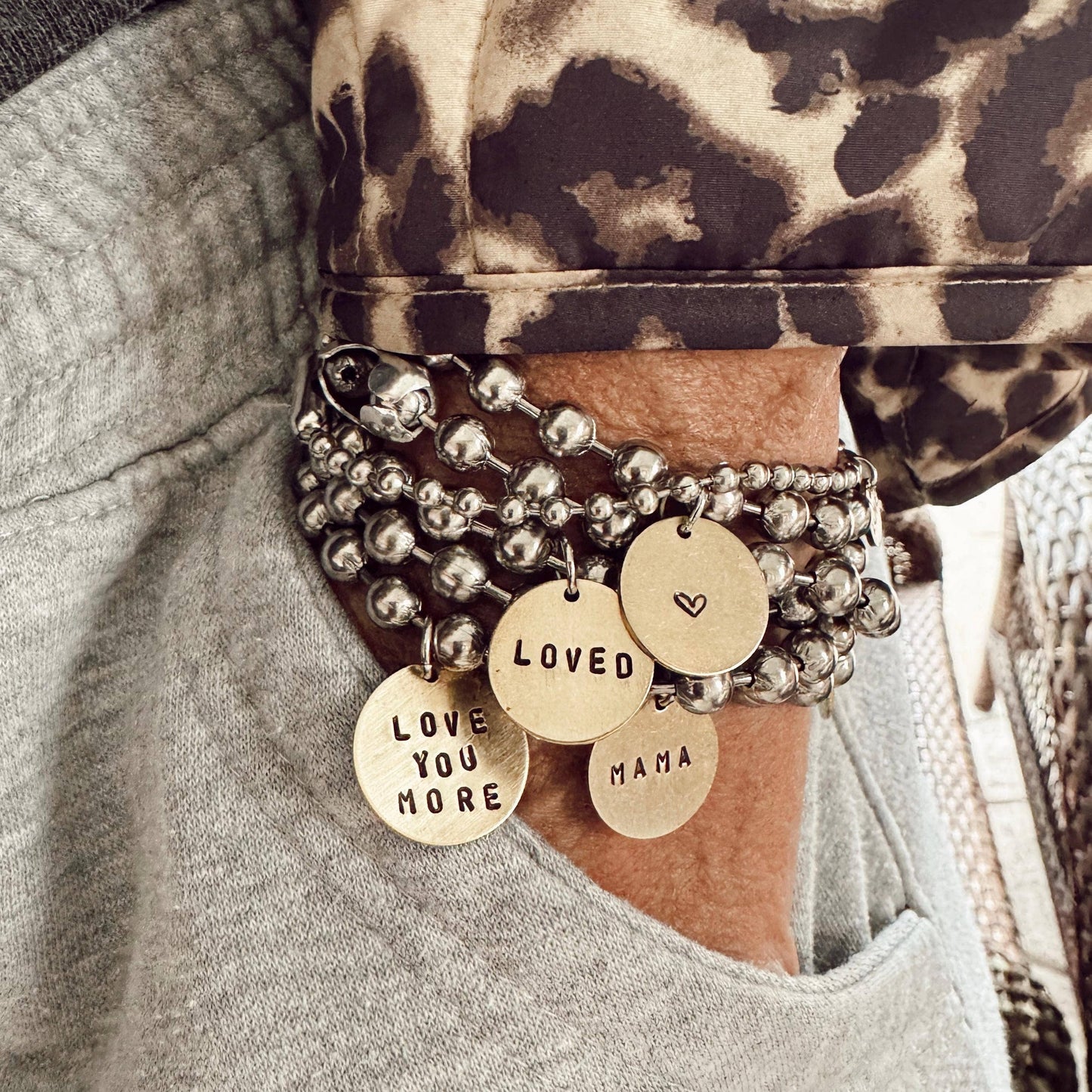Heart Coin Tag Bracelets