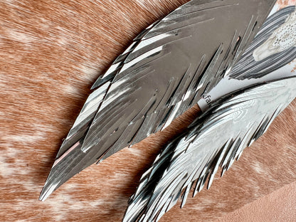Helena Fringe Earrings | Mirror Silver