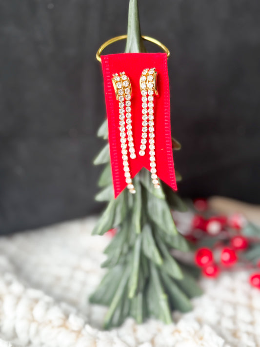 Dazzle Diamond Drop Earrings