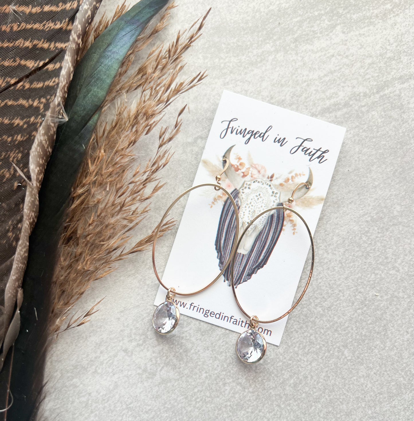 Radiant Hoop Earrings