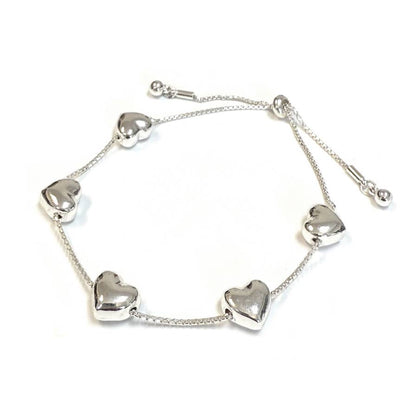 Puffy Heart Tie Bracelet