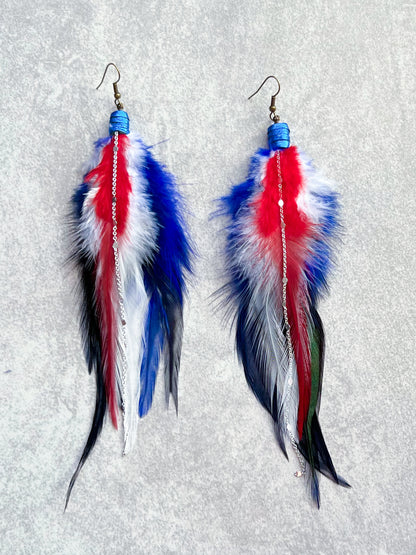 Merica’ Feather Earrings