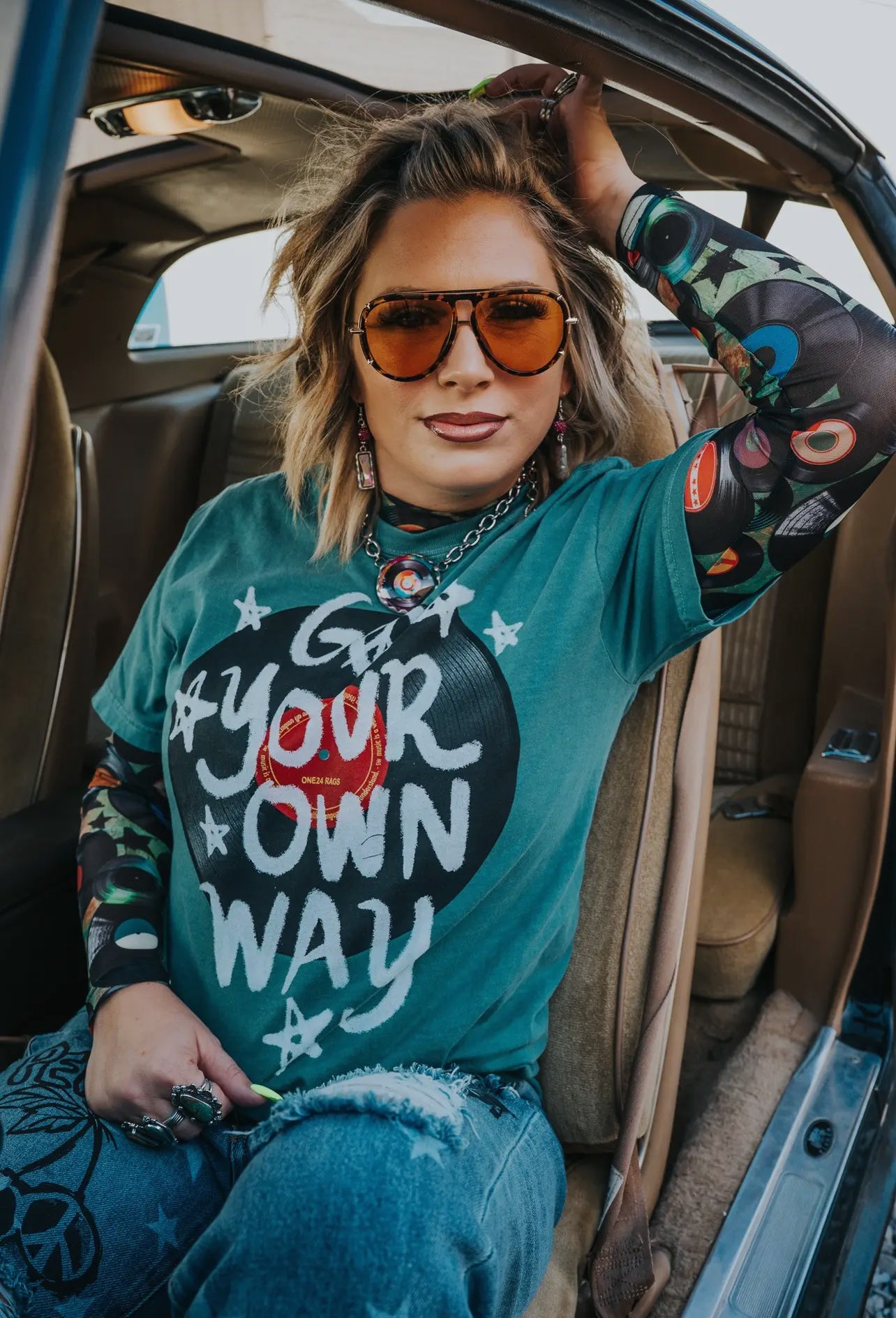Go Your Own Way Star Tee