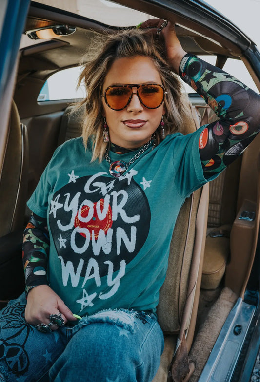 Go Your Own Way Star Tee