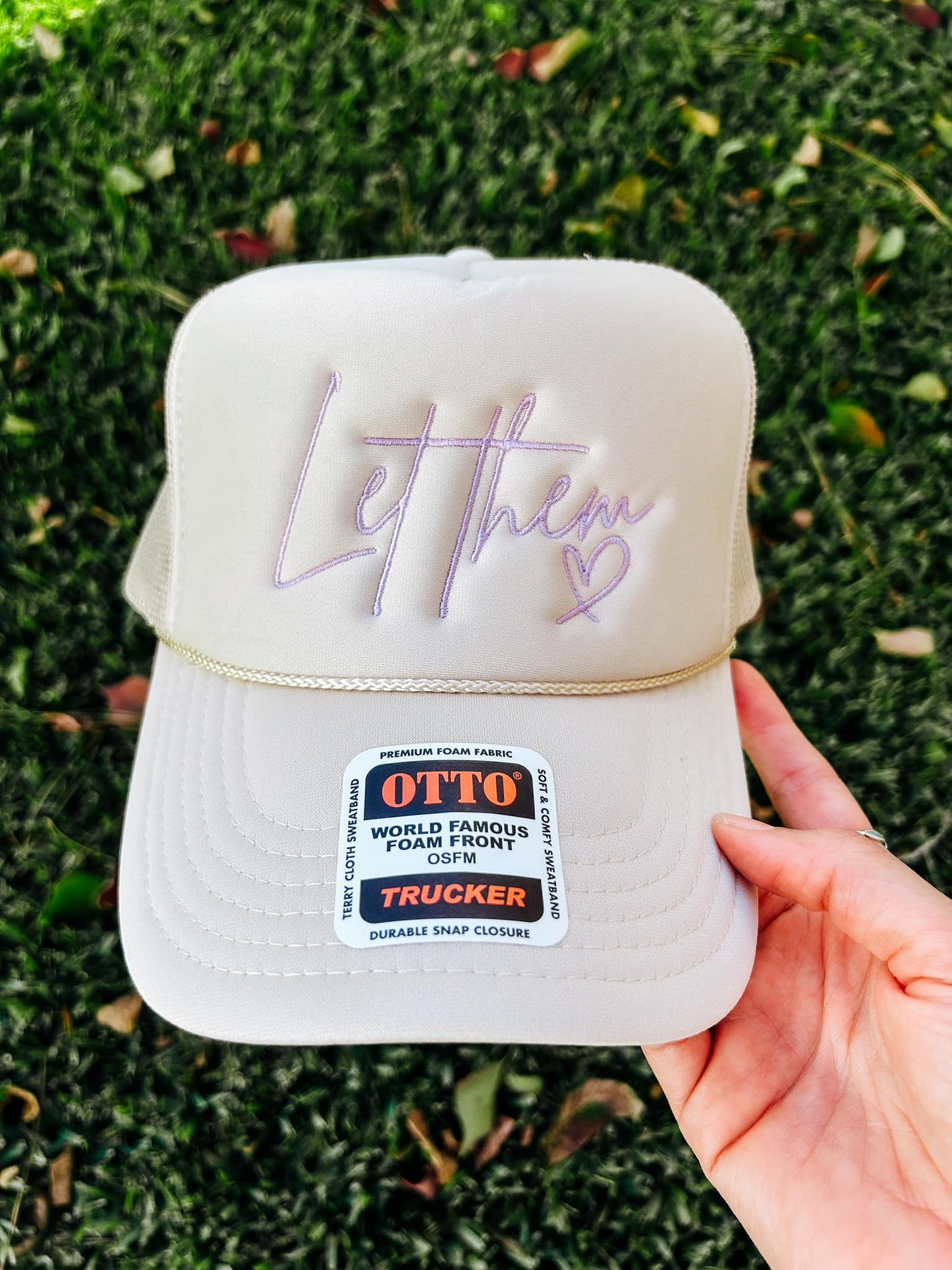 Let Them Trucker Hat | Lavender