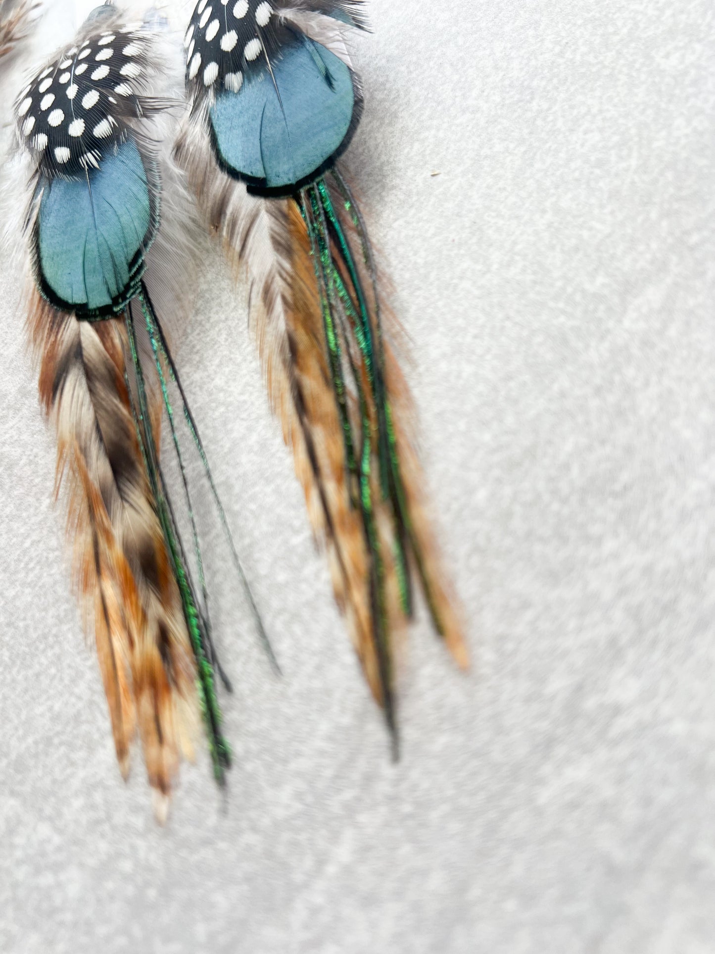 Peacock Feather Earrings