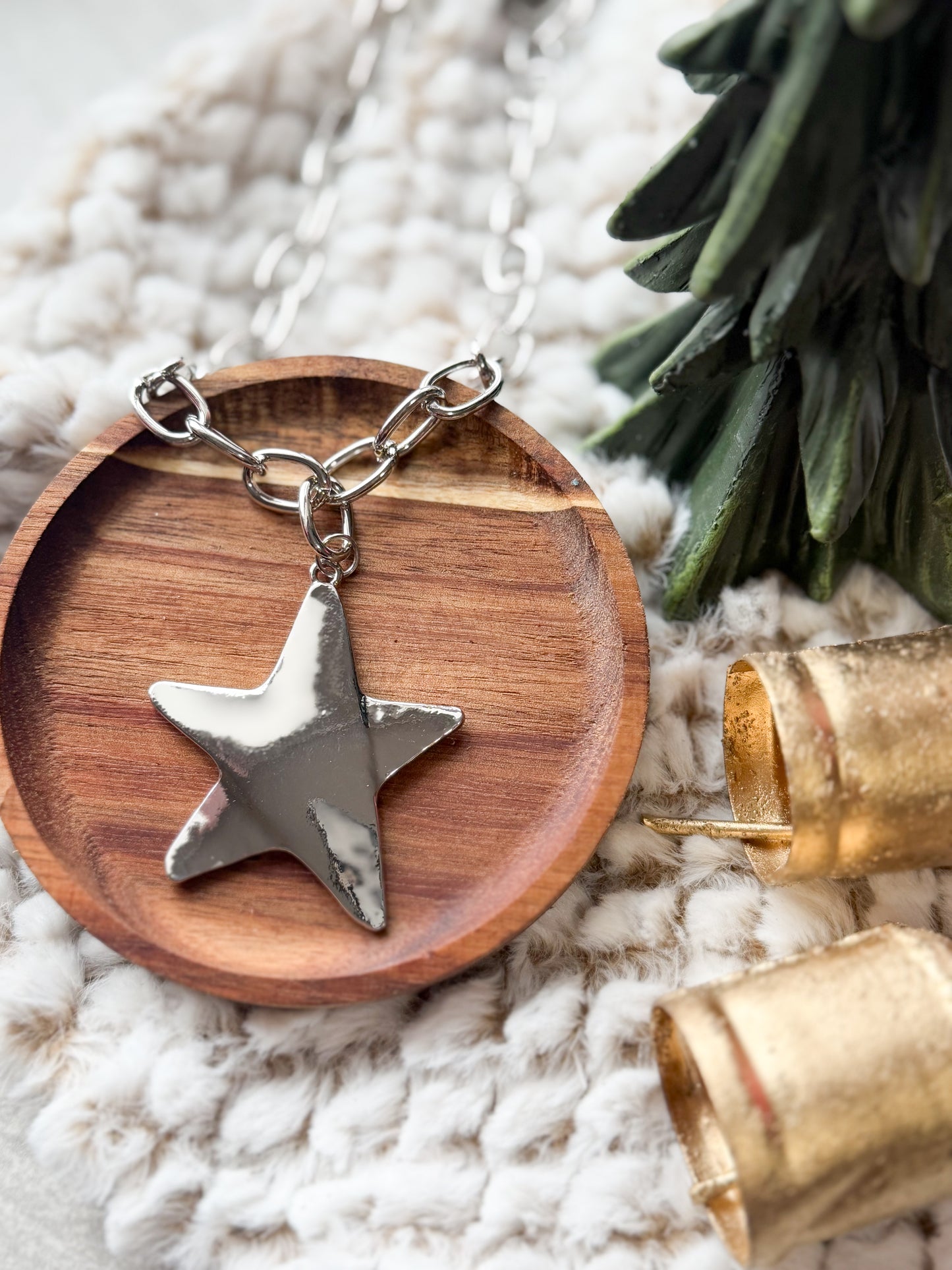 Silver Star Necklace