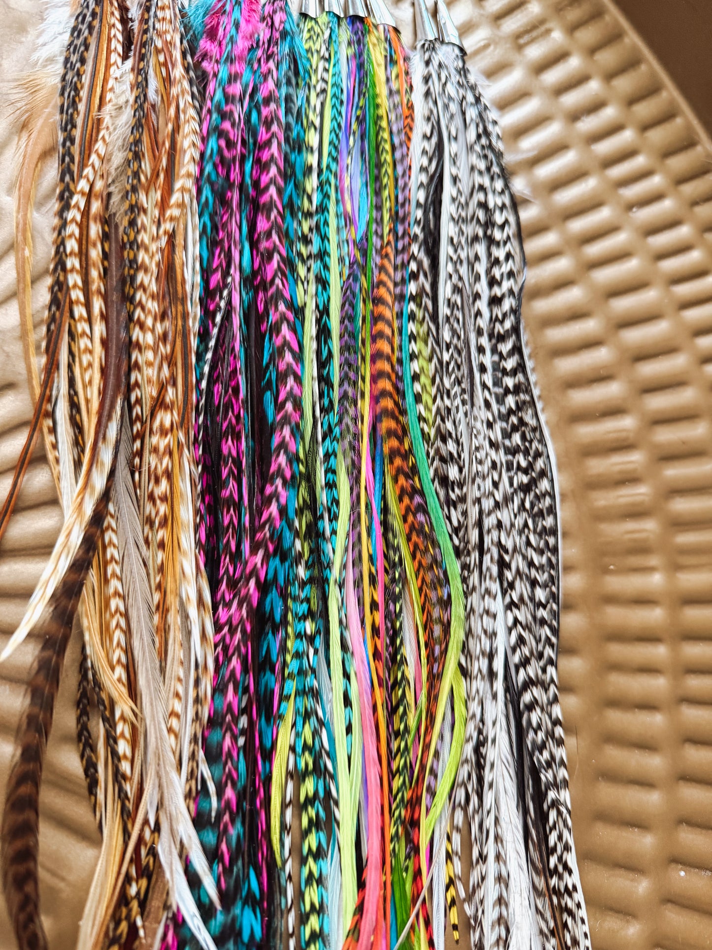 XL Long Feather Earrings