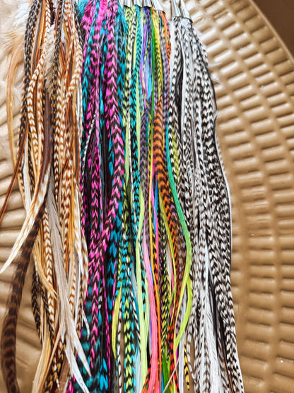 XL Long Feather Earrings