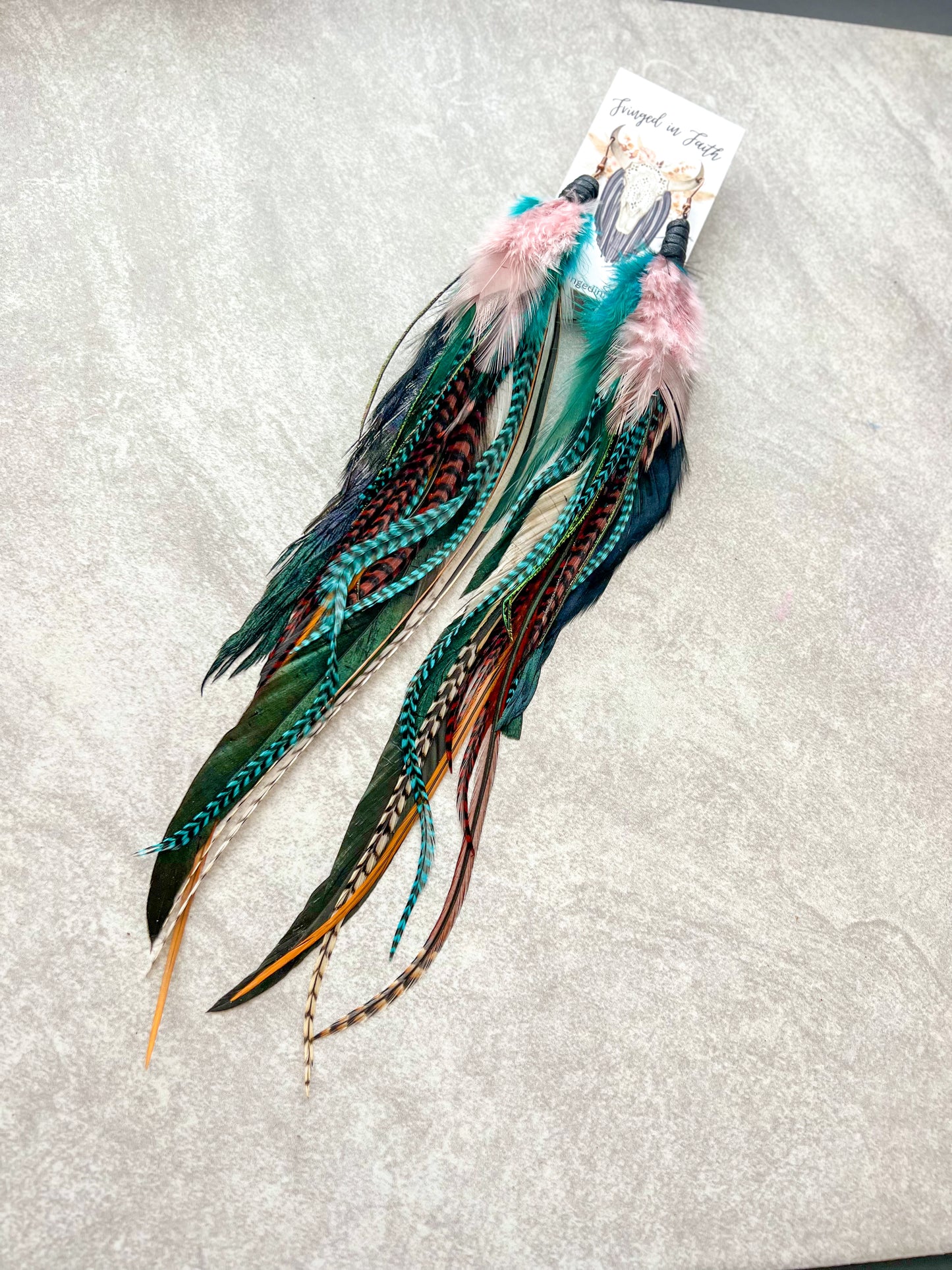 Mystical Feather Earrings