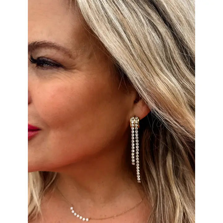 Dazzle Diamond Drop Earrings