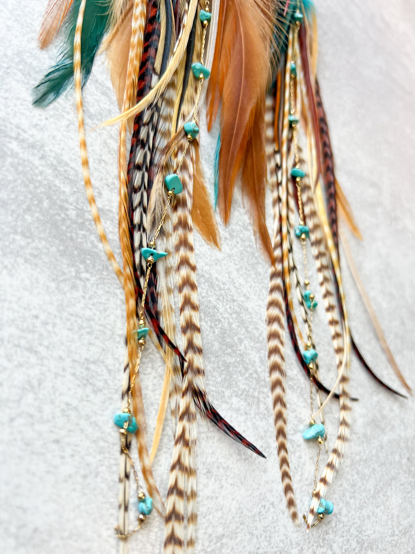 Natural Beauty Feather Earrings