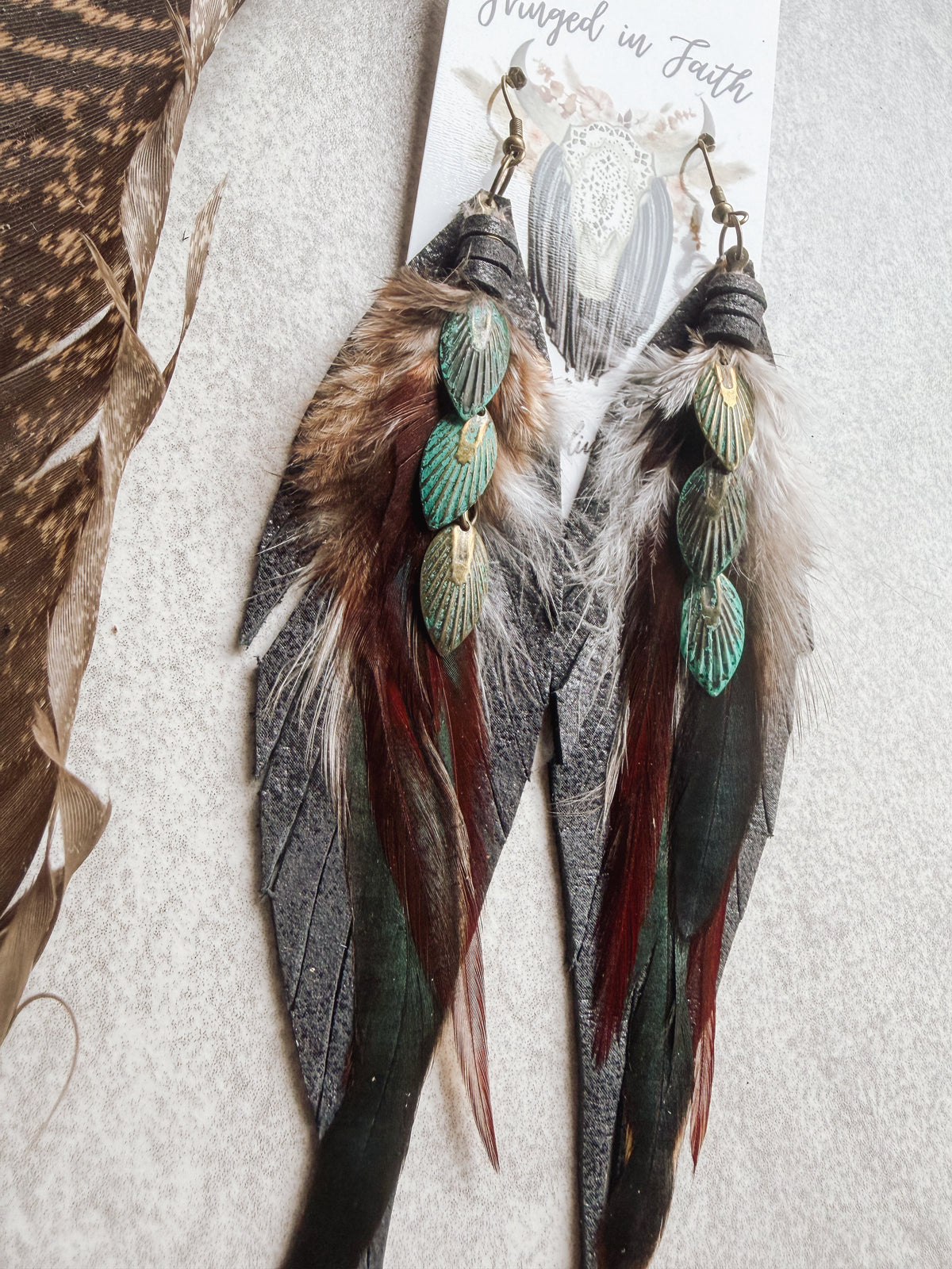 Revalli Fringed Feathers