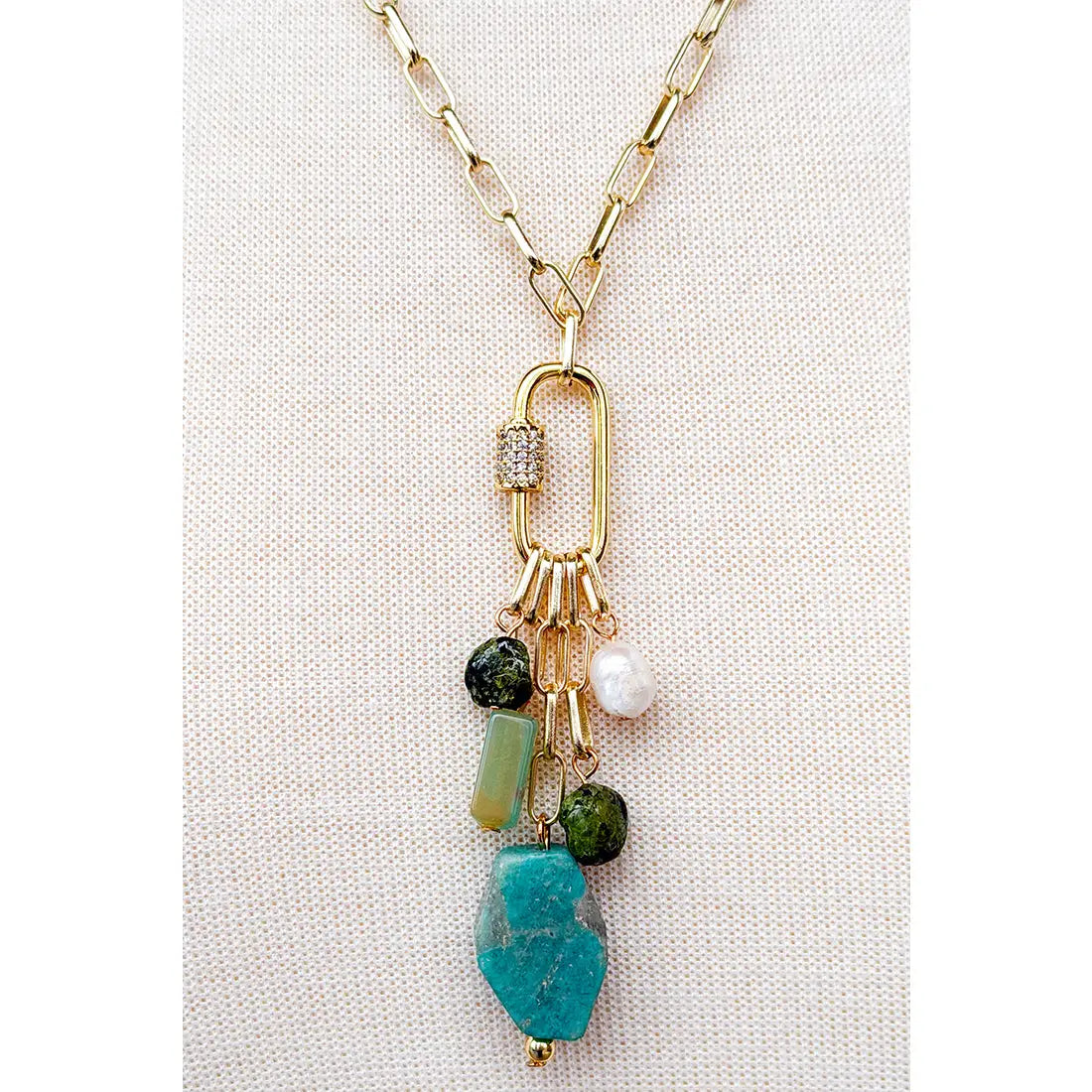 Turquoise Charm Necklace