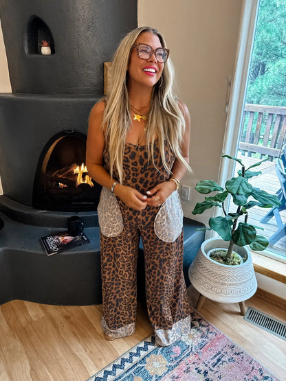 Cheetah Romper